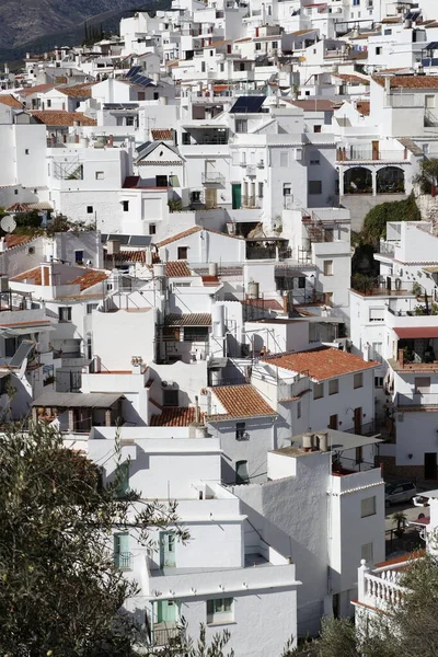 Competa Nın Fotoğrafları Malaga Endülüs Spanya Nın Beyaz Köylerinden Biri — Stok fotoğraf