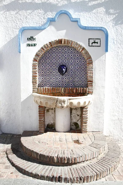 Fotografia Varanda Europa Mar Mediterrâneo Nerja Málaga Espanha Uma Das — Fotografia de Stock