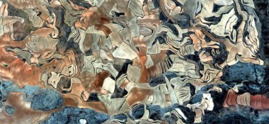 live fields, Tribute to Van Gogh, Picasso,bstract photography of the Spain fields from the air, aerial view, representation of human labor camps, abstract, cubism, abstract naturalism, clipart