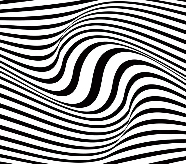 幾何学的背景光芸術線の波 — ストックベクタ