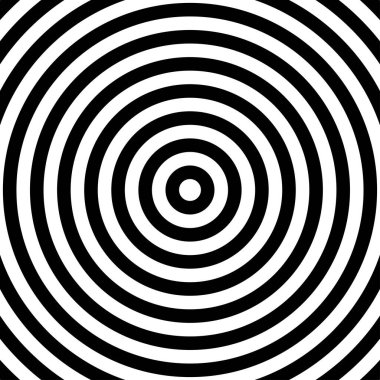 Optik sanat. Dekoratif tasarım arka planı. Siyah ve beyaz. Soyut vektör illüstrasyonu.