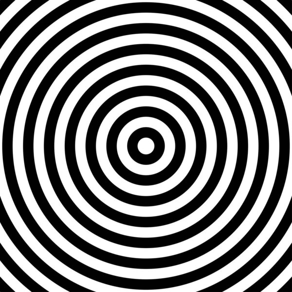 Optical art. Decorative design background. Black and white. Abstract vector illustration.