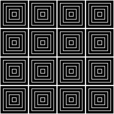 Siyah ve beyaz geometrik arka plan. Kusursuz doğrusal desen