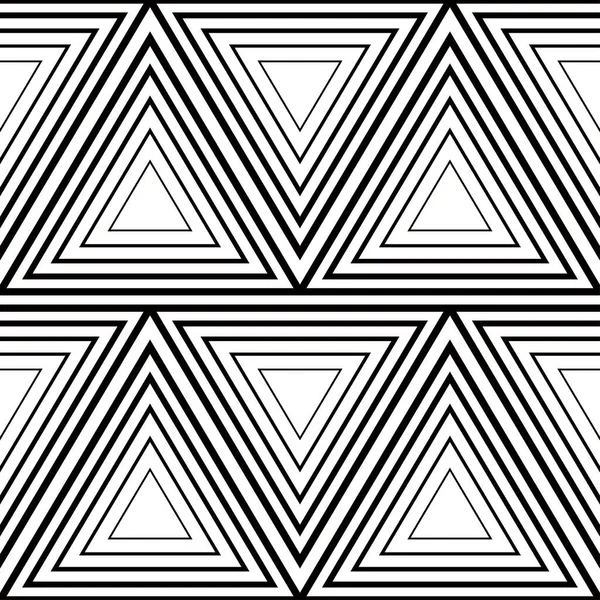 Geometrische Patroon Monochrome Optische Kunst — Stockvector