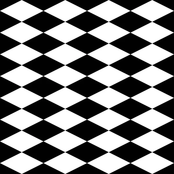 Black White Background Seamless Pattern Vector Illustration — Stock Vector