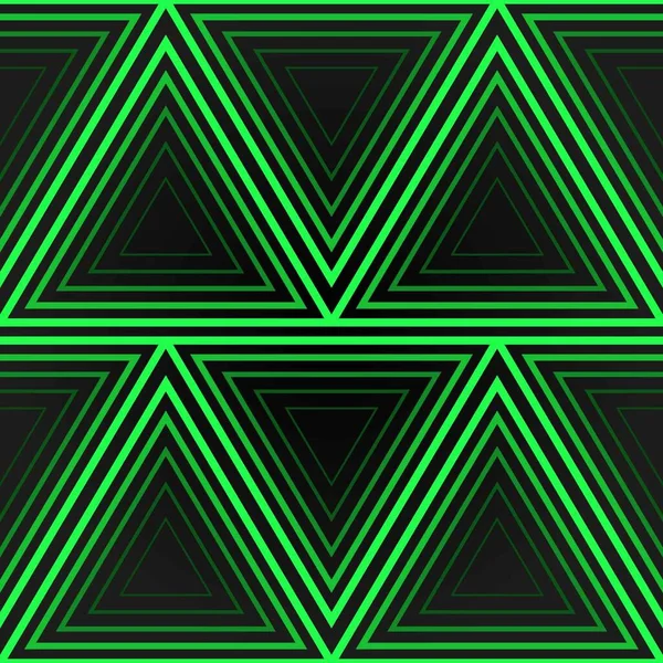 幾何学模様緑の光学芸術 — ストックベクタ