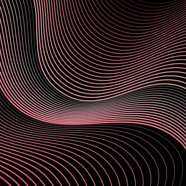 optik sanat soyut arkaplan dalga tasarımı