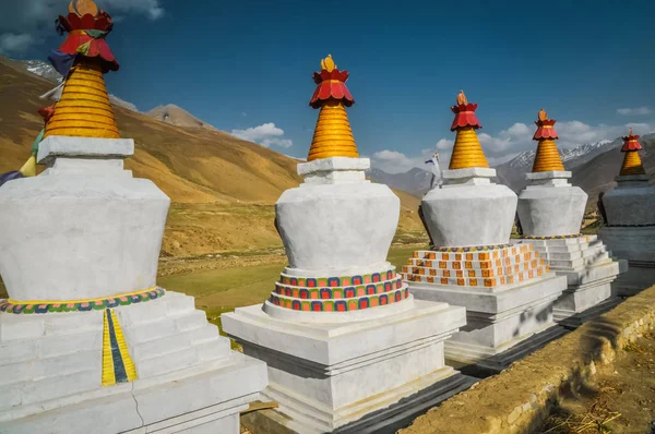 Costruzioni bianche in Nepal — Foto Stock