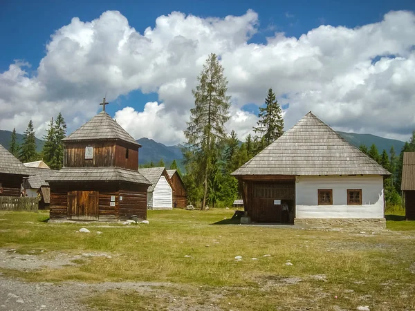 Houten kapel van de Slowaakse — Stockfoto