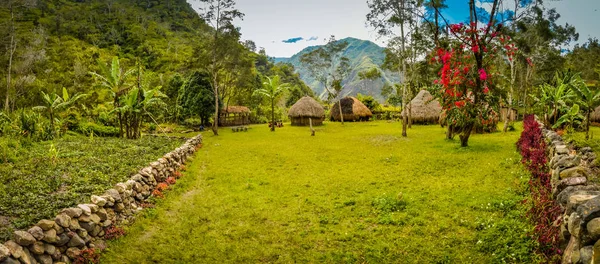 Vila em Wamena — Fotografia de Stock