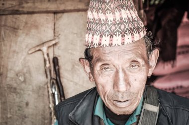 Yaşlı adam Nepal Nepal