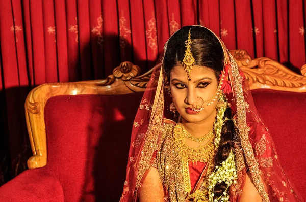 Невеста Бангладеш — стоковое фото