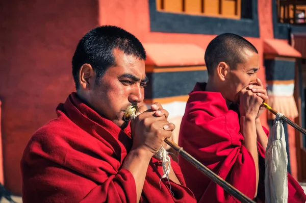 Chamando para oração em Ladakh — Fotografia de Stock