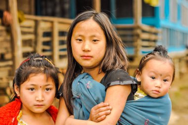 Arunachal Pradesh üç kız kardeş