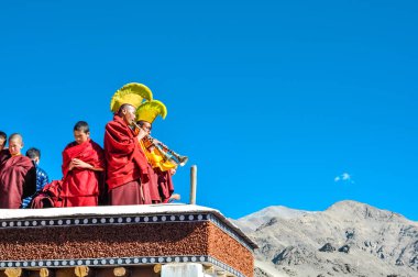 Ladakh Thiksey festivalinde