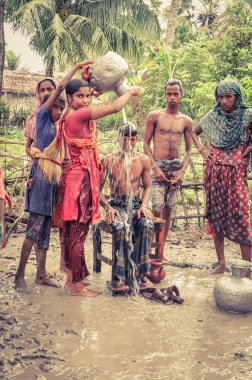 Bangladeş'te töreni