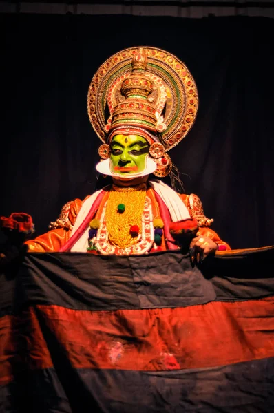 Kathakali στην Κεράλα — Φωτογραφία Αρχείου