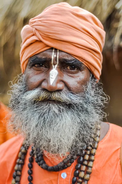Batı Bengal hüzünlü gözleri olan adam — Stok fotoğraf