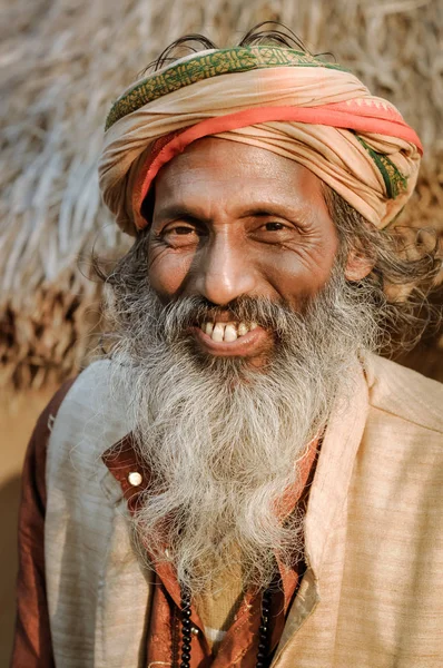 Homem nativo no festival em Bengala Ocidental — Fotografia de Stock