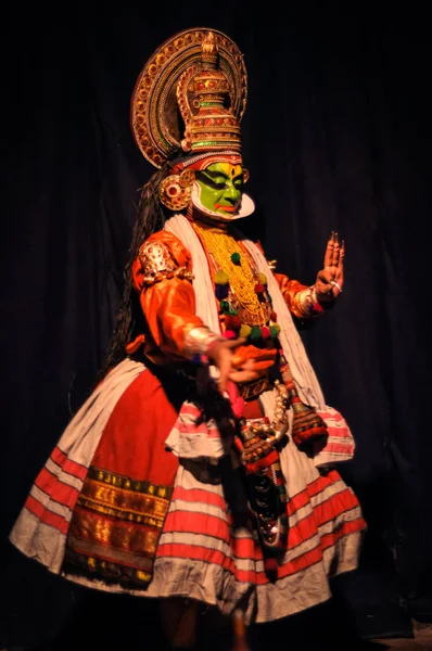 Classical Indian drama in Kerala — Stock Photo, Image