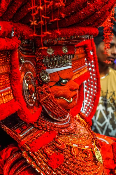 Dämonen und Götter Indiens in Kerala — Stockfoto