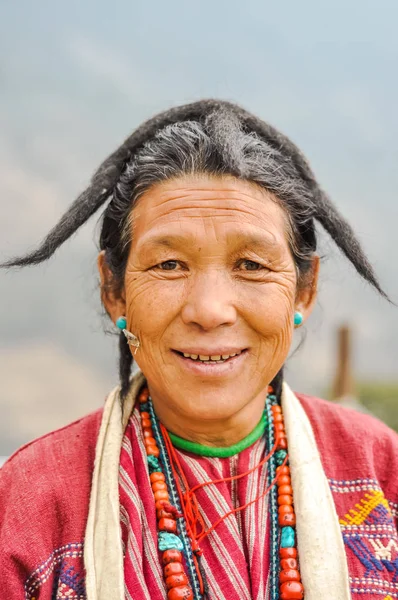 Mulher em Arunachal Pradesh Imagem De Stock