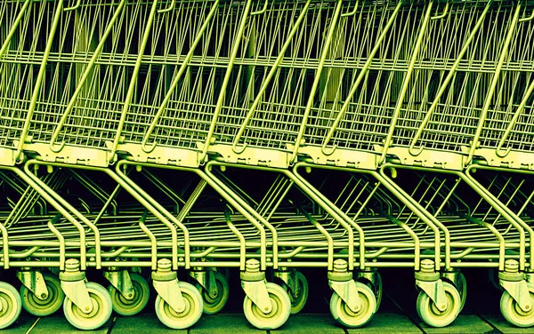 Shopping cart pattern — Stock Photo, Image