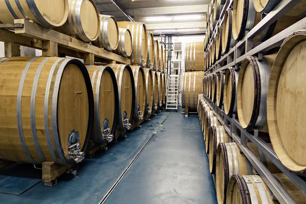 Traditional old woodenbarrels are used in top wine cellars for storing wine, whiskey, rum or cider.