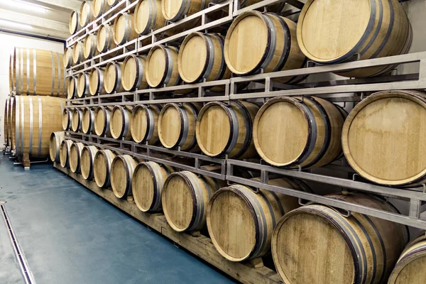 Traditional old woodenbarrels are used in top wine cellars for storing wine, whiskey, rum or cider.