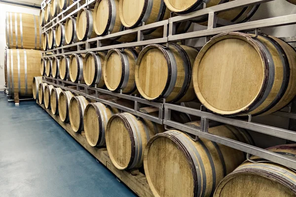 Traditional old woodenbarrels are used in top wine cellars for storing wine, whiskey, rum or cider.