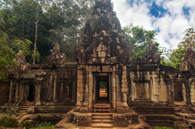 Angkor Wat, Khmer tapınak kompleksi, Asya parçası kalıntıları. Siem R