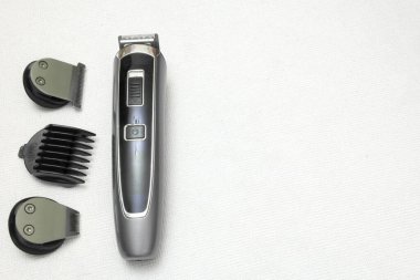 Tasarımcı, kuaför aletleri, makas, tarak, saç makası için arkaplan