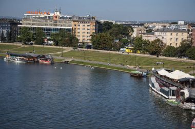 Polonya Avrupa, Krakow şehir yoluyla çalışır nehir Vistula