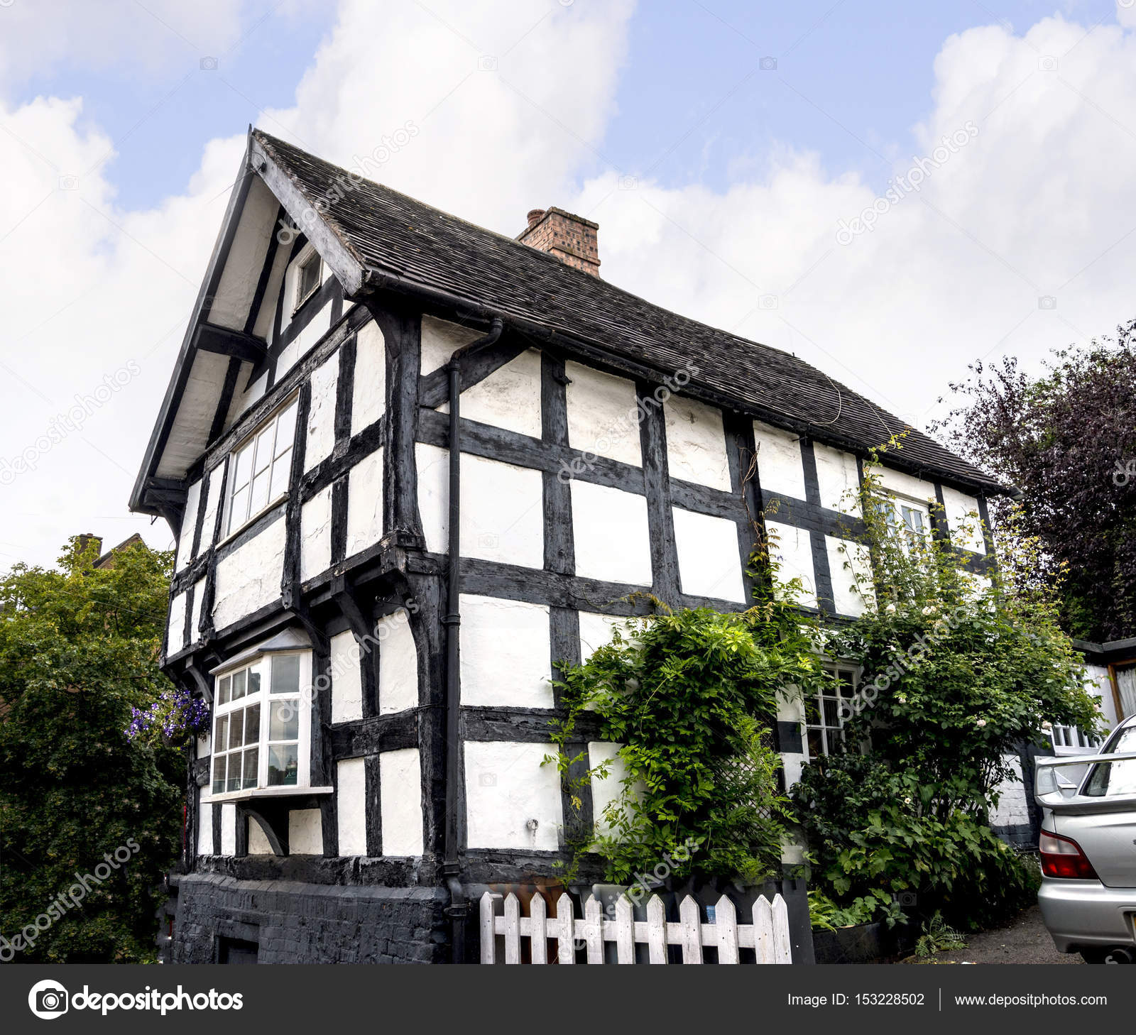 Half Timbered Cottage In Picturesque Town Of Sandbach In South