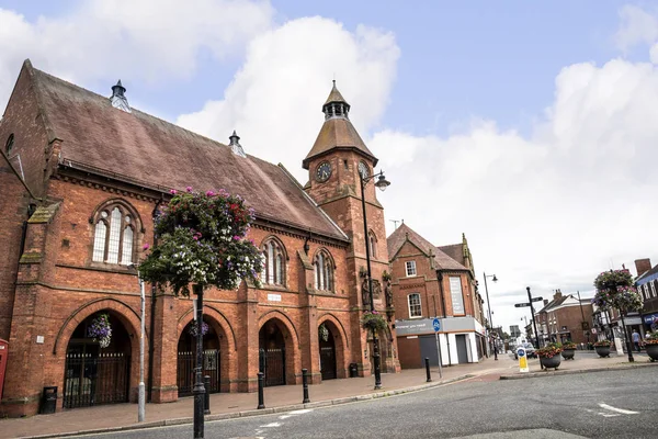 The Old Market Hall in the Picturesque Town of Sandbach in South Cheshire England