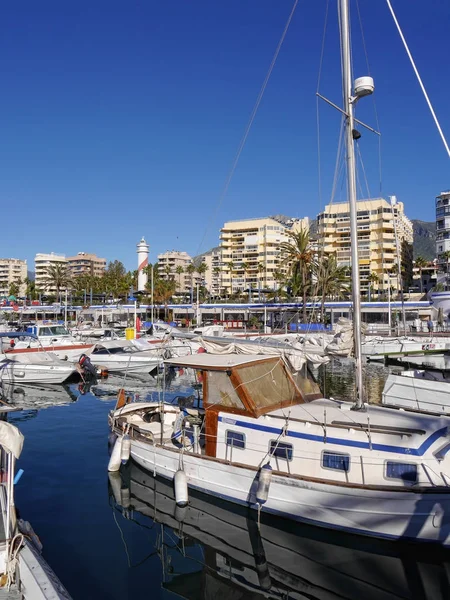 Marina Stilvollen Ferienort Marbella Der Costa Del Sol Andalusien Spanien — Stockfoto