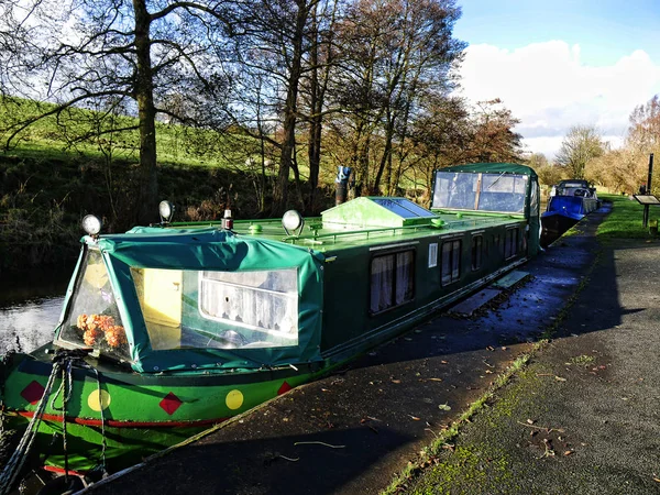 Salterforth Engeland Mei 2017 Leeds Liverpool Canal Salterforth Het Prachtige — Stockfoto