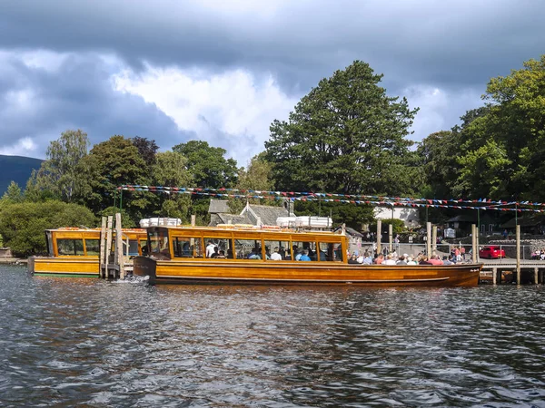 Derwentwater Yolculuğuna Kuzey Lake District Kuzey Ngiltere Olduğunu Keşfetmek Çok — Stok fotoğraf