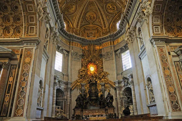 Die Päpstliche Basilika Des Heiligen Peter Der Vatikanischen Oder Einfach — Stockfoto