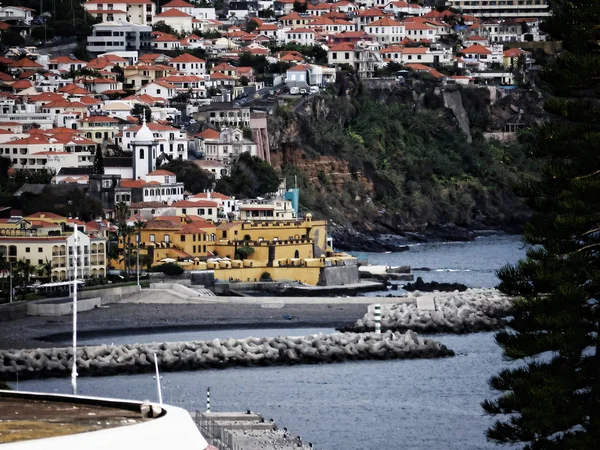 Funchal 16Th December 2017 View Funchal Capital Island Madeira Distinctive — Stock Photo, Image