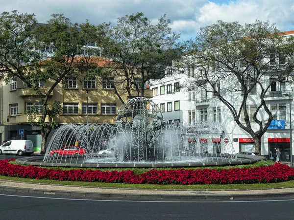 Funchal 19 Aralık 2017.Architectural ayrıntılarını Funchal sermaye şehir büyüleyici Madeira Adası Portekiz binalarda