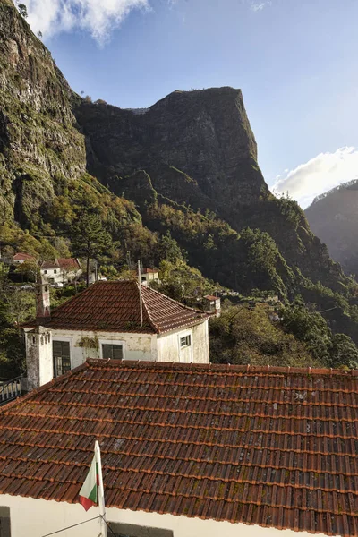 Valle Las Monjas Las Montañas Sobre Funchal Madeira Llamado Así —  Fotos de Stock