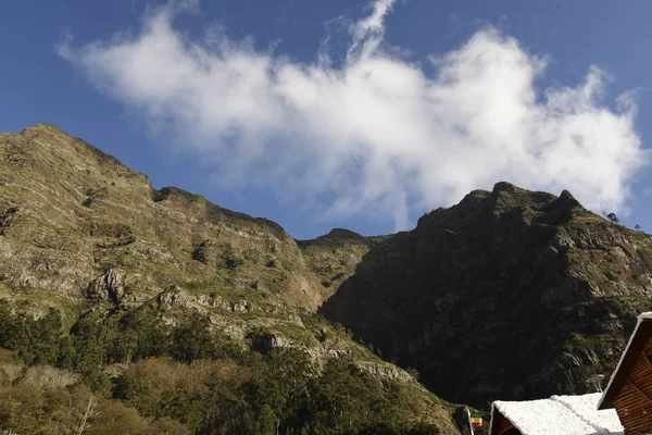 Das Nonnental Den Bergen Oberhalb Funchal Auf Madeira Genannt Weil — Stockfoto