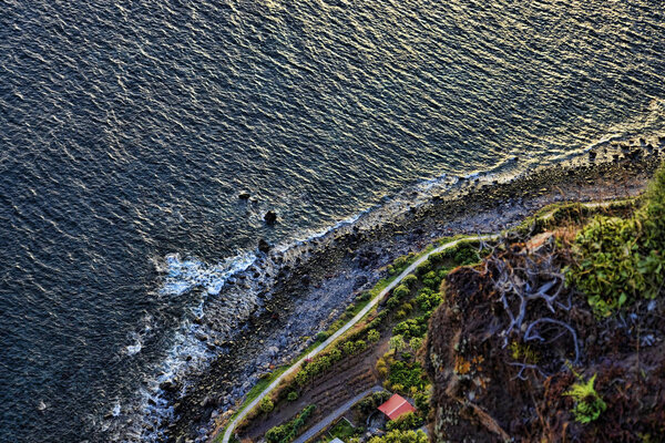 Camara de Lobos is a fishing village near the city of Funchal Madeira which has some of the highest cliffs in the world.Camara de Lobos is the original landing point for the Portuguese discoverer Zarco.A cabelecar bring produce to top of thecliff