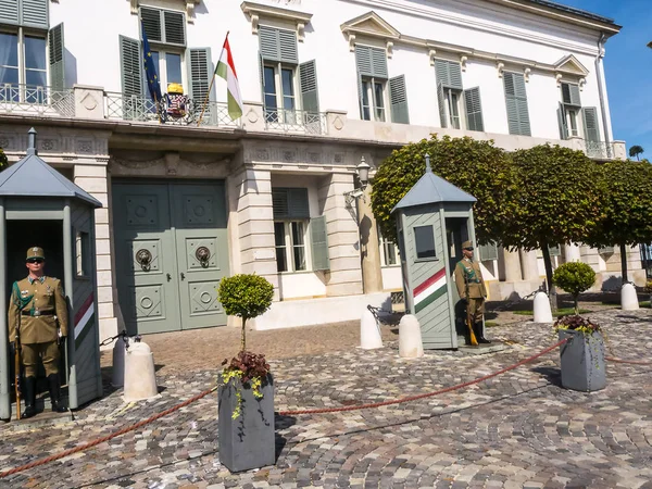 Possente Fiume Danubio Che Scorre Attraverso Città Budapest Lungo Suo — Foto Stock