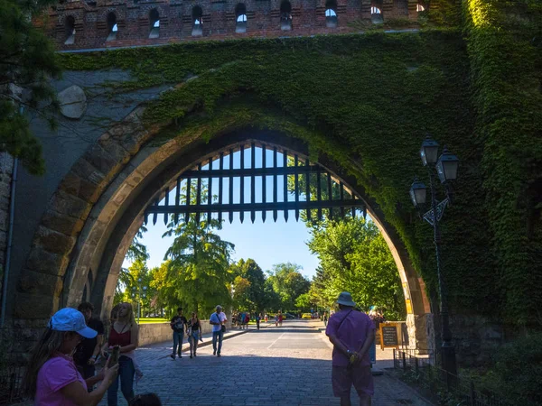 Kasteel Vajdahunyad Het Stadspark Van Boedapest Hongarije Gebouwd 1896 Vierden — Stockfoto