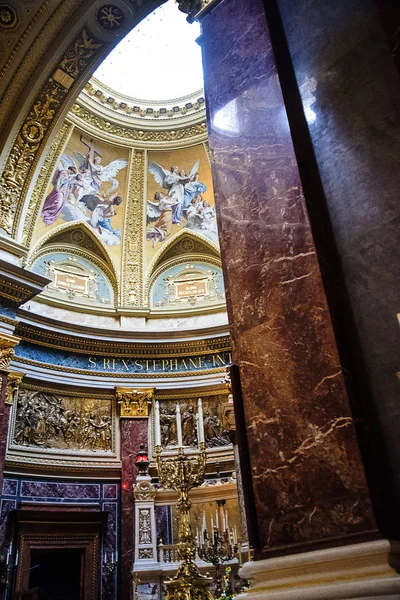 Szent István Székesegyház Budapesten Budapestnek Két Látványos Katedrálisa Van Pesti — Stock Fotó