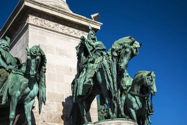 Heroes Square Una Las Plazas Más Importantes Budapest Hungría Conocida — Foto de Stock