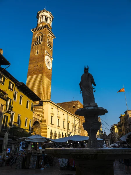 Verona Ist Eine Stadt Norditalien Die Shakespeares Tragödie Romeo Und — Stockfoto
