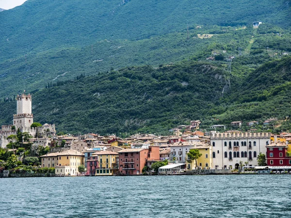 Malcesine One Lovely Towns Lake Garda Northern Italy Has Its — ストック写真